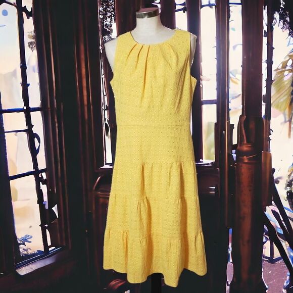 London Times Ethereal Euro Summer Resortwear A-Line Dress - Picture 3 of 10